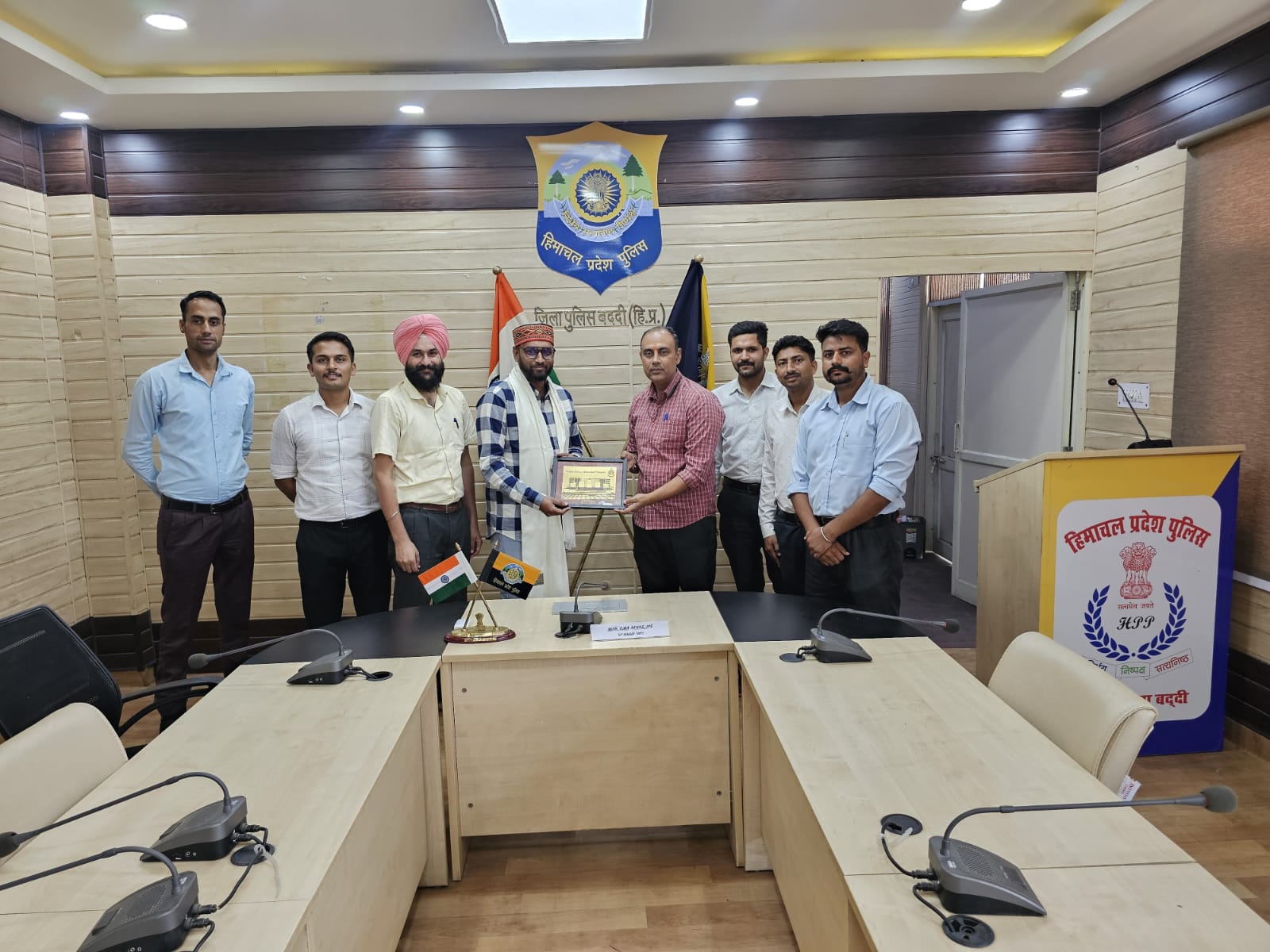 With Himachal Pradesh (Baddi) Police